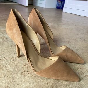 Michael Kors Camel Suede Stilletto- Size 8.5